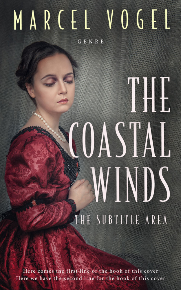 Front view of Masala #24234 - Premade Historical Book Cover