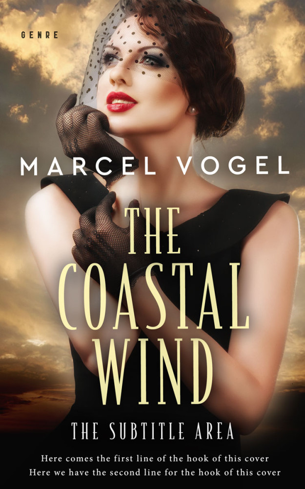 Front view of Cocoa Brown #24243 - Premade Romance Book Cover