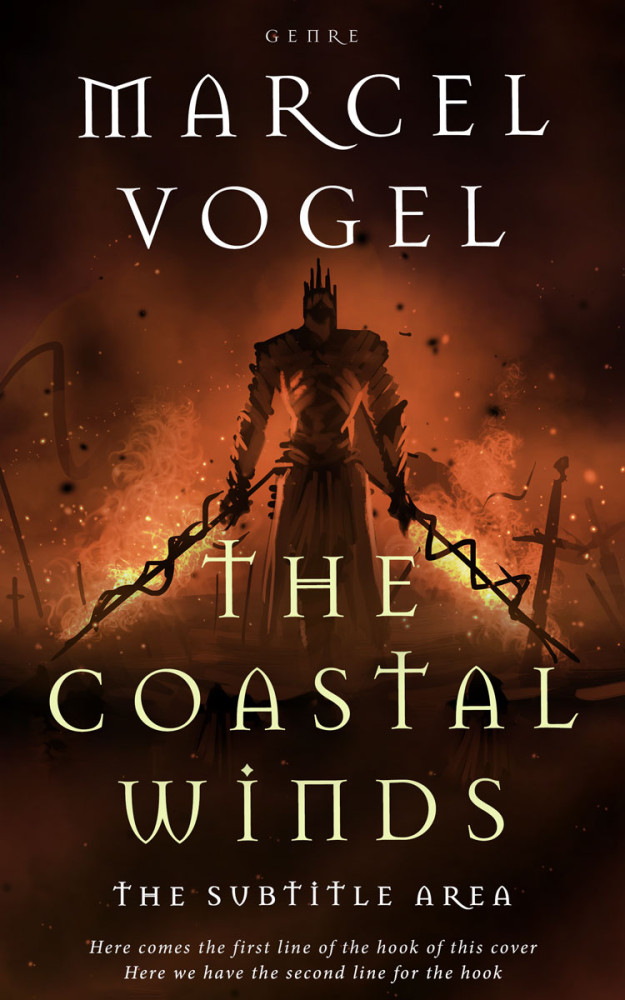 Front view of Graphite #24266 - Premade Fantasy Book Cover