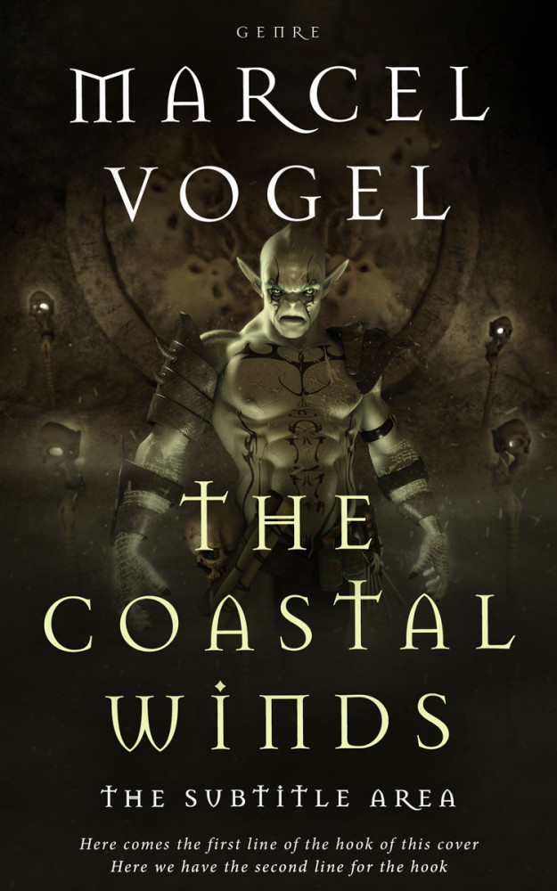 Front view of Oil #24270 - Premade Fantasy Book Cover