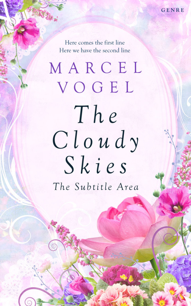 Front view of Amour #24315 - Premade Poetry Book Cover | BookCoverZone