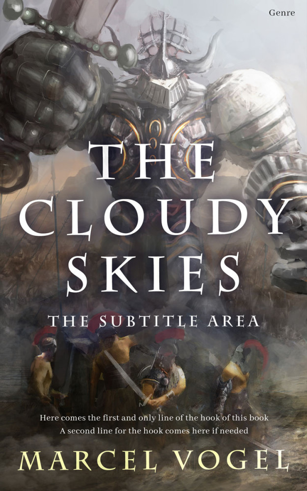 Front view of Masala #24357 - Premade Fantasy Book Cover