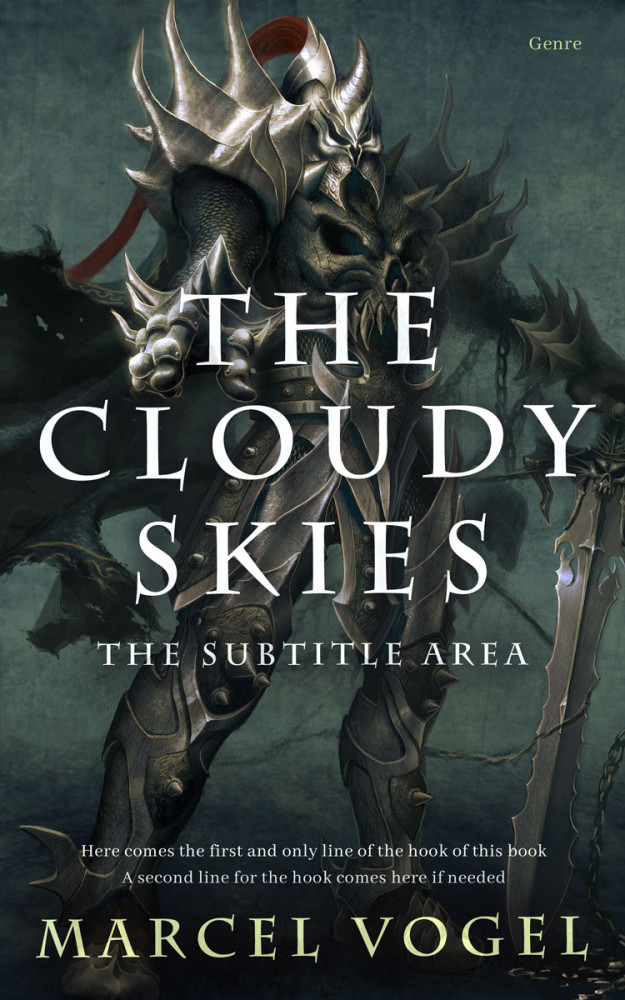 Front view of Outer Space #24362 - Premade Fantasy Book Cover