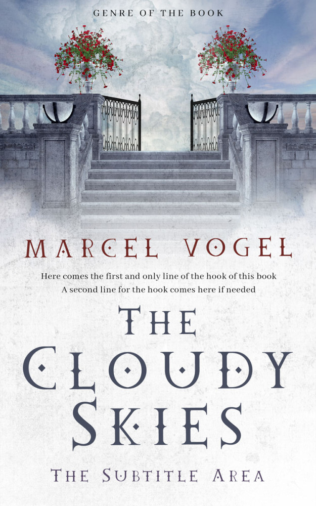 Front view of Iron #24370 - Premade Fantasy Book Cover