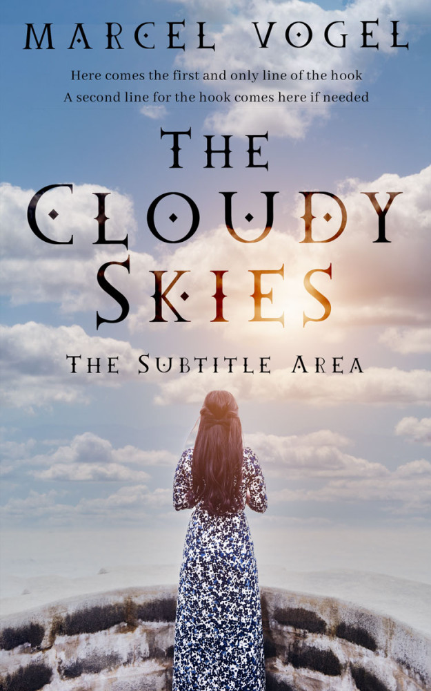 Front view of French Gray #24386 - Premade Literary Fiction Book Cover | BookCoverZone