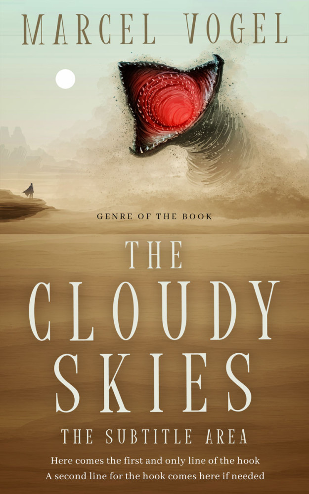 Front view of Cape Palliser #24398 - Premade Apocalyptica Book Cover