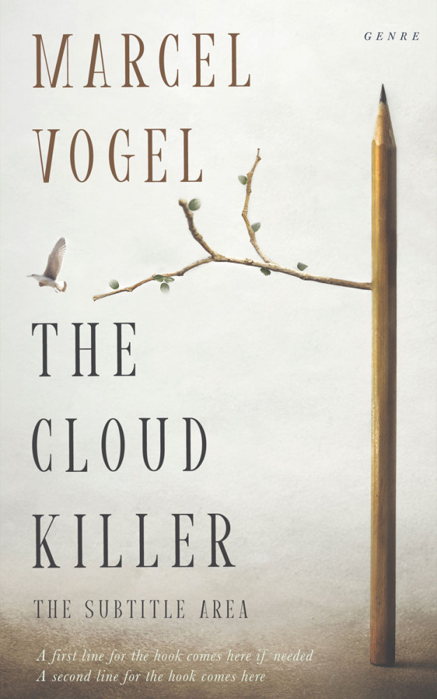 Front view of Cararra #24420 - Premade Abstract Book Cover