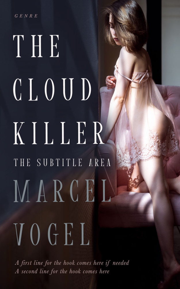 Front view of Thunder #24421 - Premade Erotica Book Cover