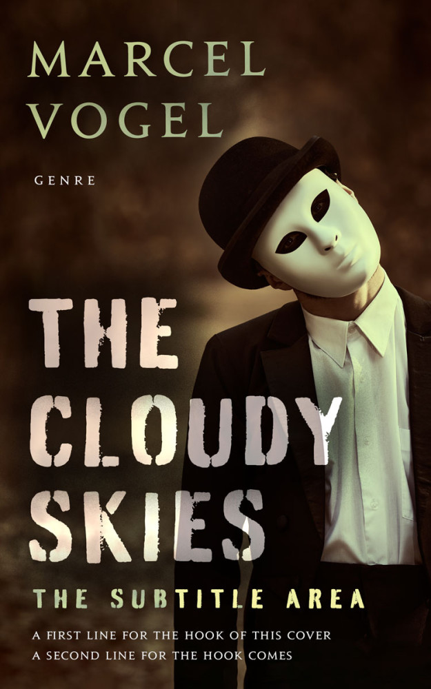 Front view of Coffee Bean #24501 - Premade Mystery & Thriller & Suspense Book Cover