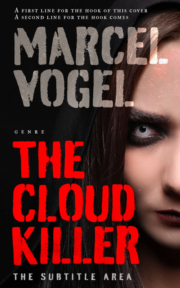 Front view of Cocoa Brown #24520 - Premade Horror Book Cover