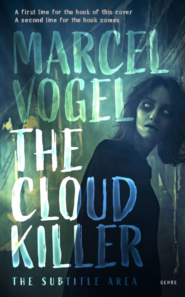 Front view of Te Papa Green #24530 - Premade Horror Book Cover