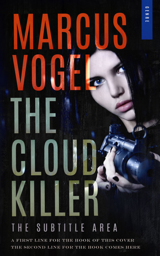 Front view of Contessa #24540 - Premade Mystery & Thriller & Suspense Book Cover