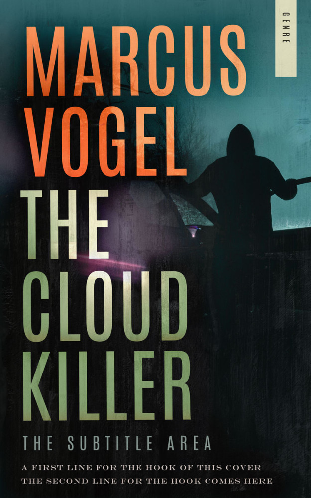 Front view of Bunker #24542 - Premade Mystery & Thriller & Suspense Book Cover