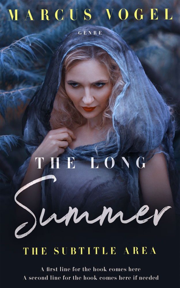 Front view of Charade #24562 - Premade Horror Book Cover