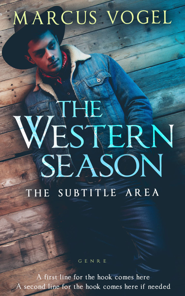 Front view of Ebony Clay #24593 - Premade Romance Book Cover