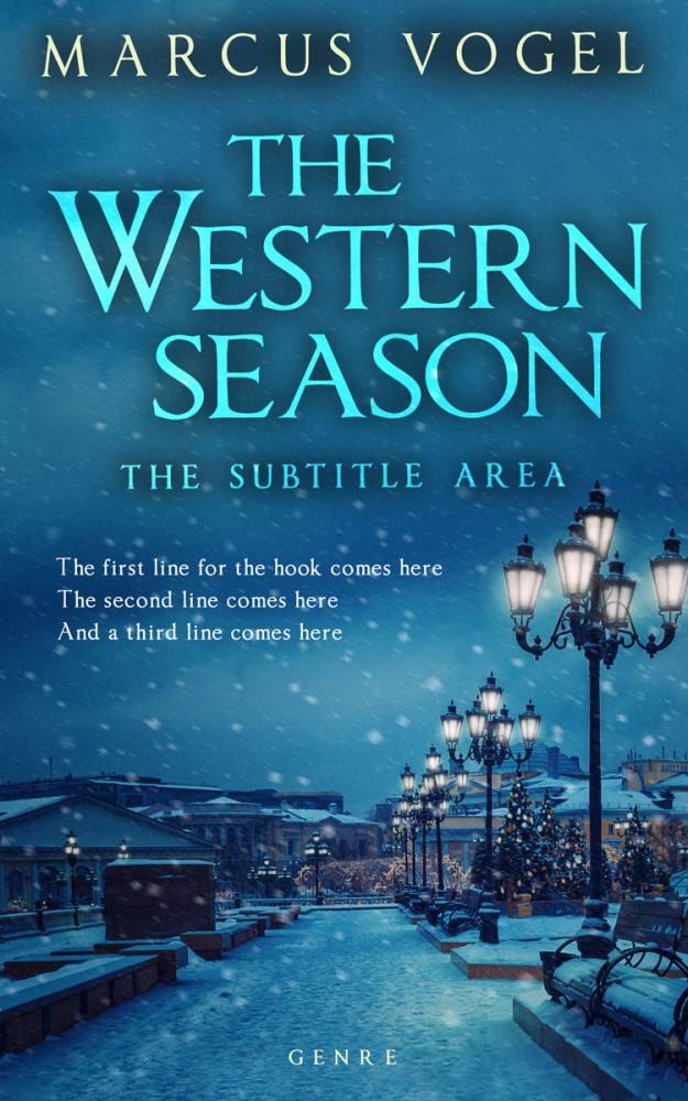 Front view of Blumine #24601 - Premade Romance Book Cover