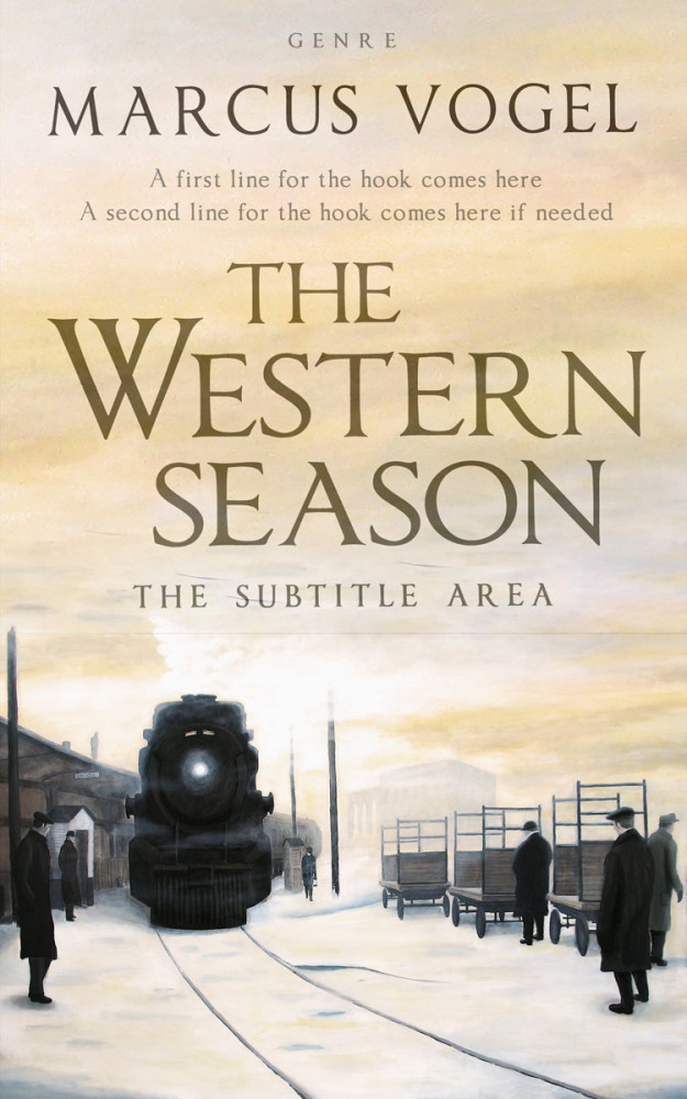 Front view of Stark White #24609 - Premade Historical Book Cover