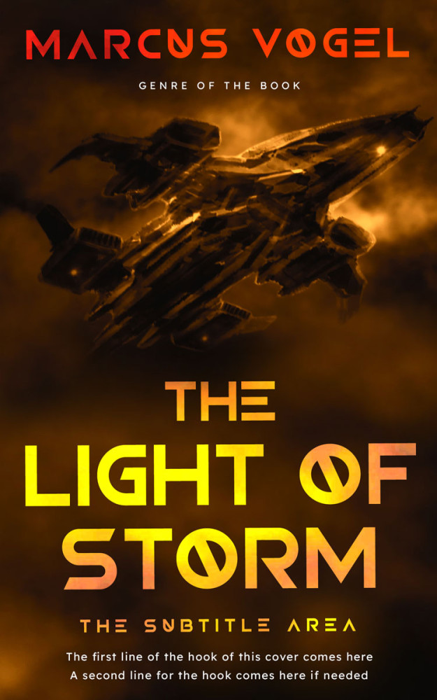 Front view of Jacko Bean #24622 - Premade Science Fiction Book Cover