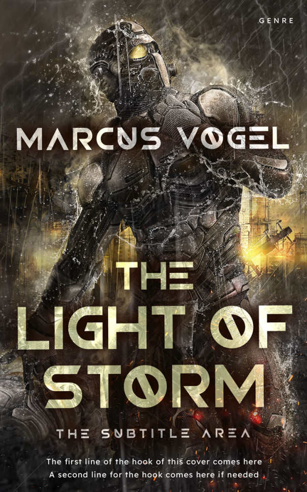 Front view of Birch #24634 - Premade Apocalyptica Book Cover