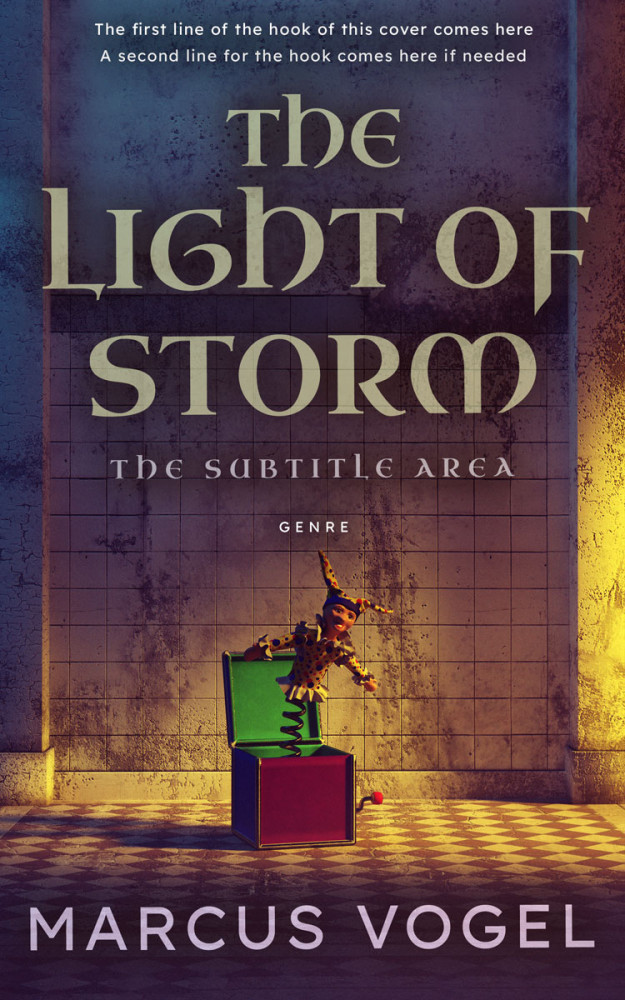 Front view of Blackcurrant #24635 - Premade Horror Book Cover