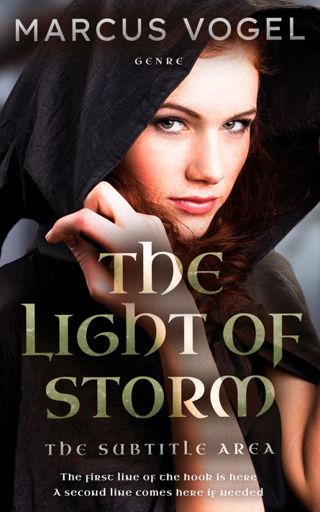 Front view of Cameo #24650 - Premade Fantasy Book Cover