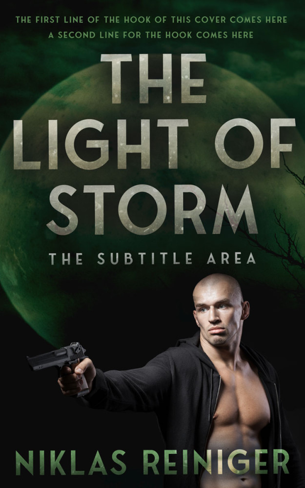 Front view of Log Cabin #24655 - Premade Action & Adventure Book Cover