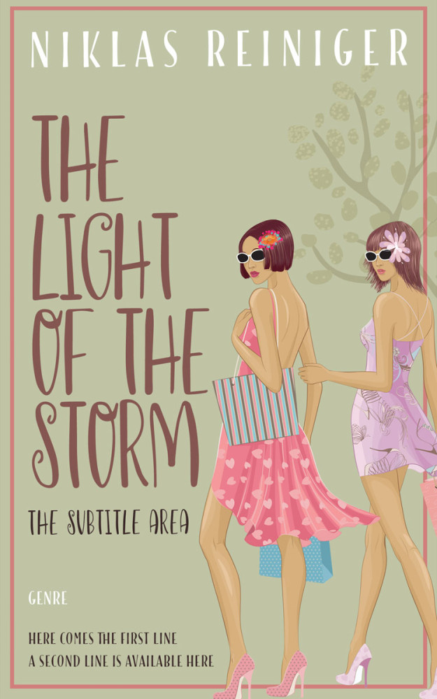 Front view of Coral Reef #24674 - Premade Teen & Young Adult Book Cover