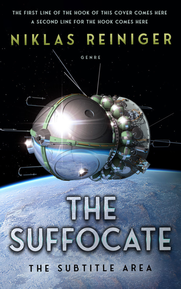 Front view of Heather #24677 - Premade Science Fiction Book Cover