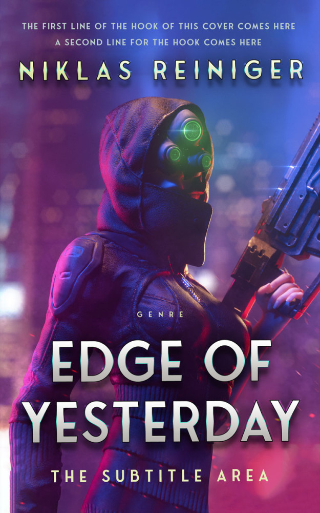 Front view of Bossanova #24679 - Premade Science Fiction Book Cover