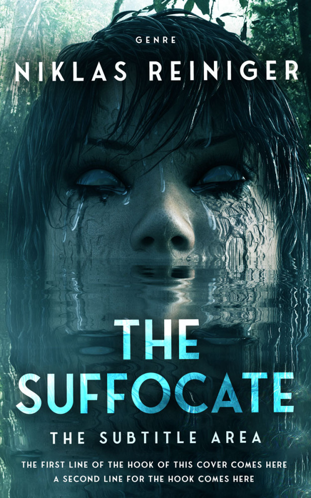 Front view of Big Stone #24698 - Premade Horror Book Cover
