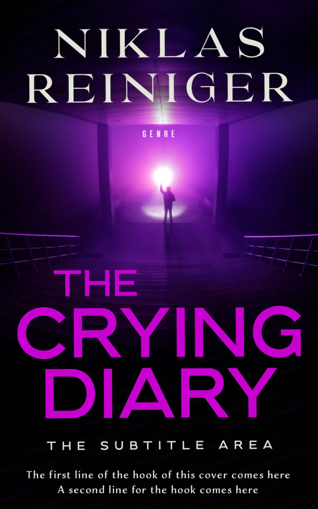 Front view of Amethyst #24735 - Premade Mystery & Thriller & Suspense Book Cover