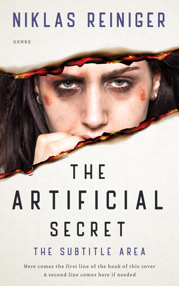 Front view of Cocoa Brown #24795 - Premade Erotica Book Cover