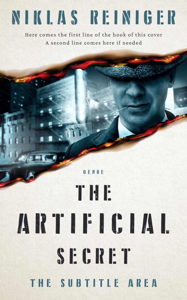 Front view of Pickled Bluewood #24799 - Premade Mystery & Thriller & Suspense Book Cover