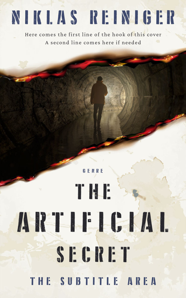 Front view of Satin Linen #24802 - Premade Mystery & Thriller & Suspense Book Cover