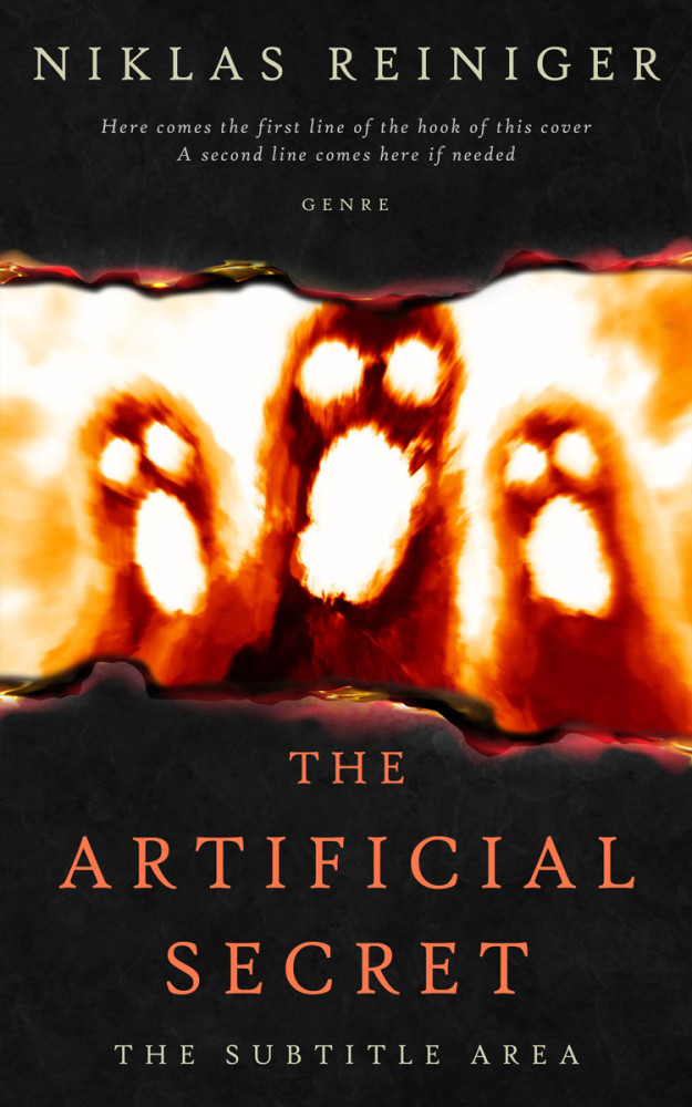 Front view of Cocoa Brown #24814 - Premade Apocalyptica Book Cover