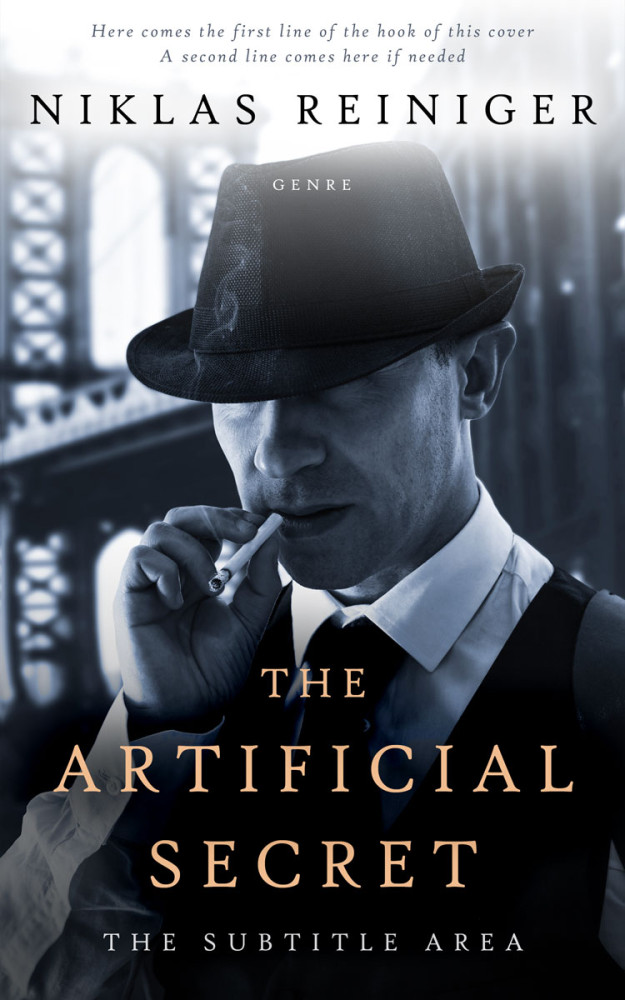 Front view of Iron #24822 - Premade Mystery & Thriller & Suspense Book Cover