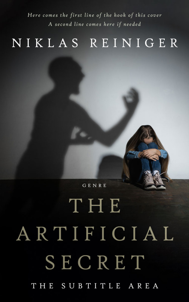 Front view of Cod Gray #24836 - Premade Mystery & Thriller & Suspense Book Cover