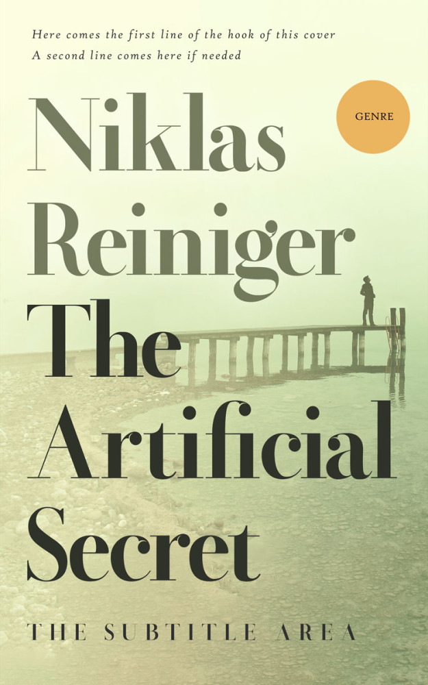 Front view of Beryl Green #24850 - Premade Abstract Book Cover