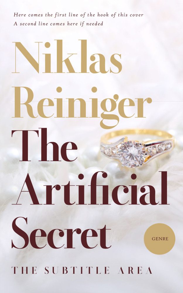 Front view of Ebb #24852 - Premade Romance Book Cover