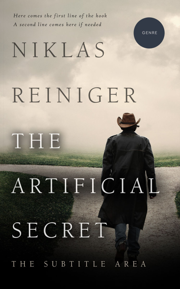 Front view of Sisal #24873 - Premade Western Book Cover