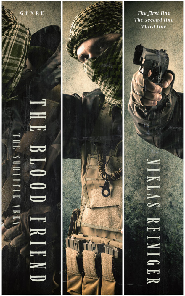 Front view of Heavy Metal #24921 - Premade Mystery & Thriller & Suspense Book Cover