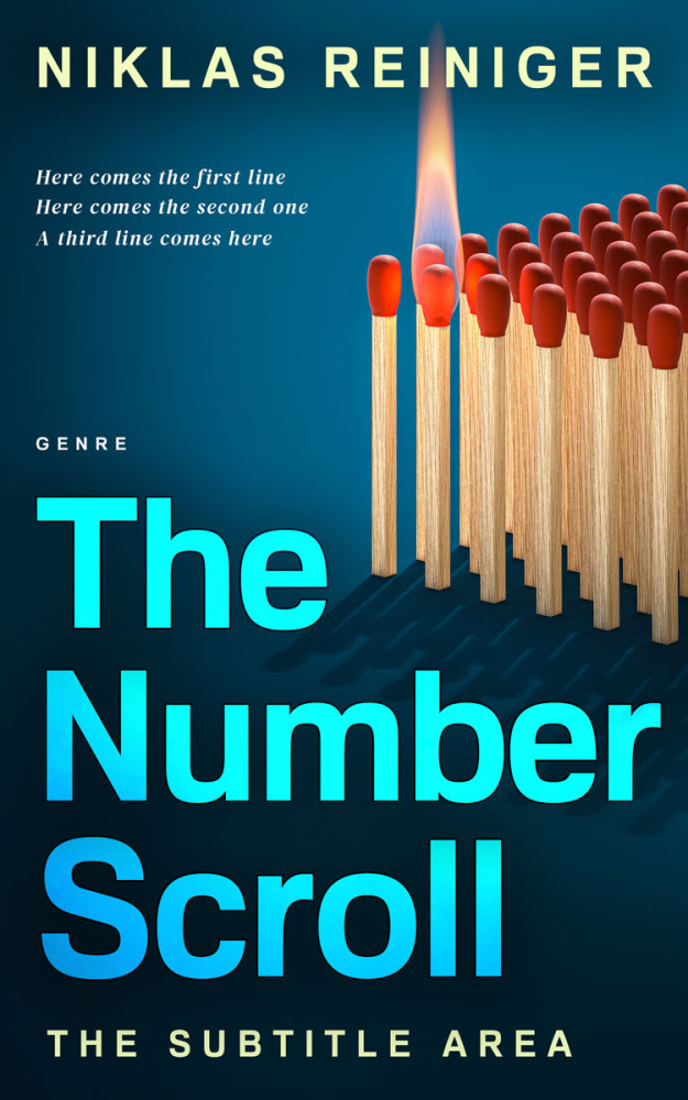 Front view of Tiber #24924 - Premade Apocalyptica Book Cover