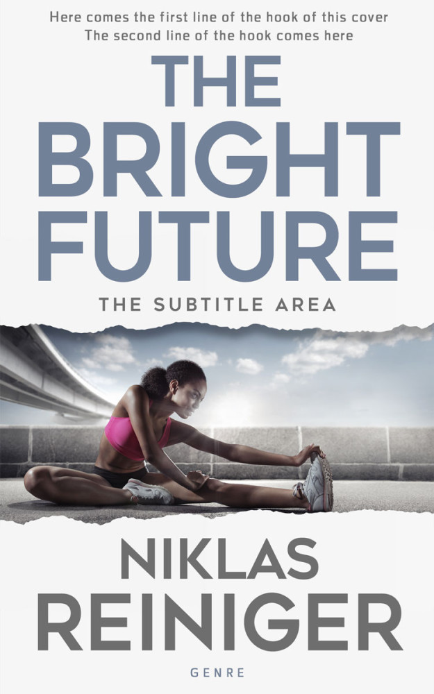 Front view of Mid Gray #24940 - Premade Health & Dieting & Fitness Book Cover