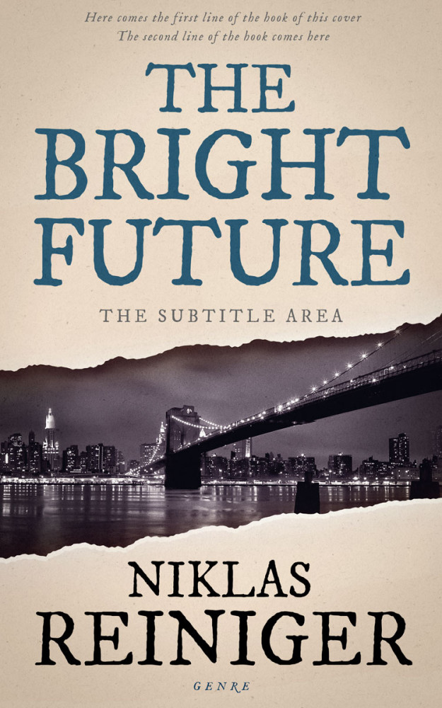 Front view of Tuna #24945 - Premade Mystery & Thriller & Suspense Book Cover