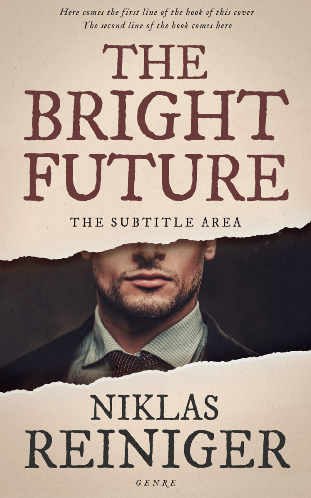 Front view of Bone #24947 - Premade Historical Book Cover