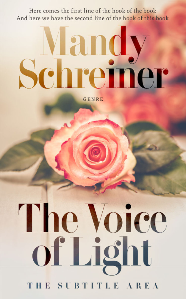 Front view of Bone #25008 - Premade Romance Book Cover