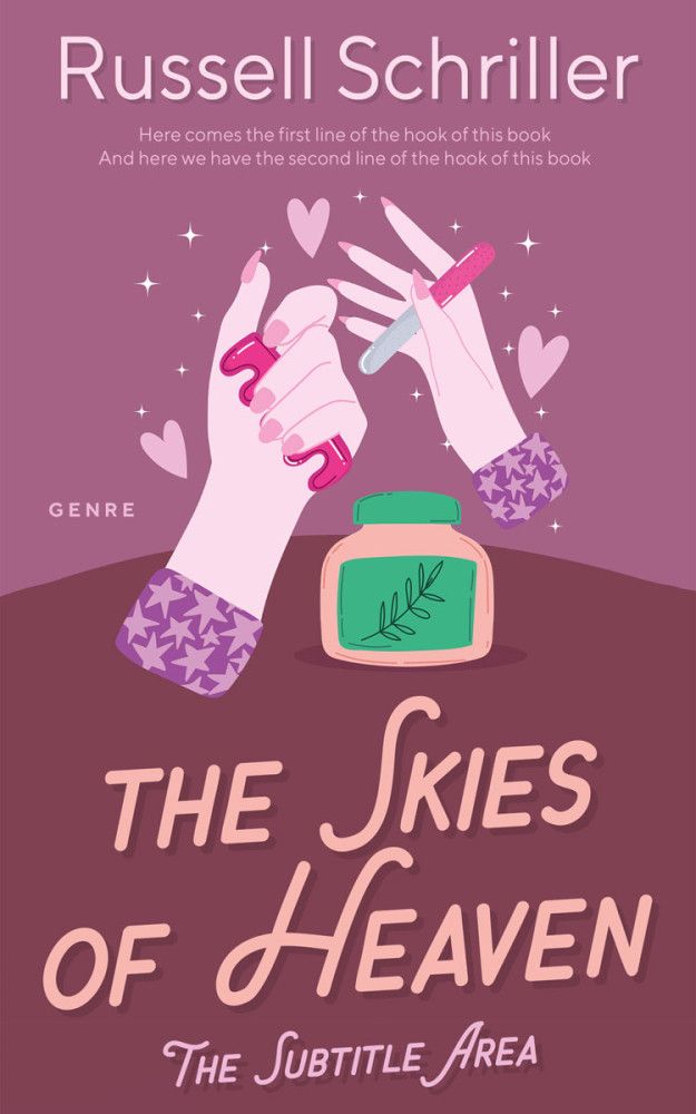 Front view of Cannon Pink #25046 - Premade Chick Lit Book Cover