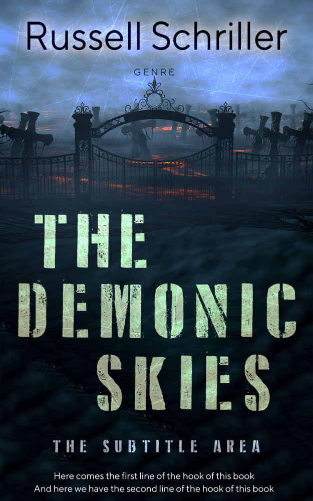 Front view of Aztec #25060 - Premade Fantasy Book Cover