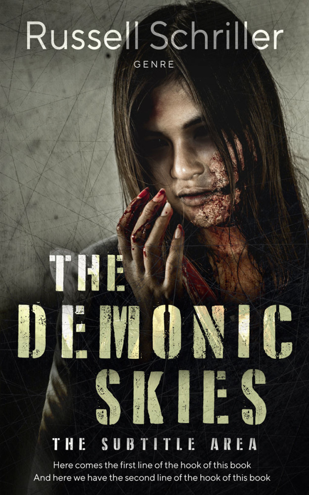 Front view of Cod Gray #25071 - Premade Mystery & Thriller & Suspense Book Cover