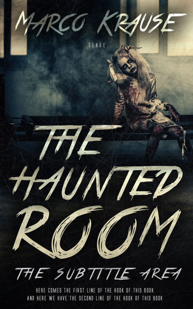 Front view of Bison Hide #25076 - Premade Horror Book Cover
